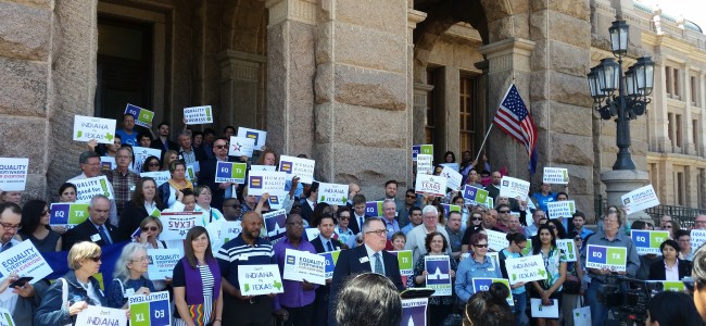 Texans Gather in Austin to Protest Discrimination and Advocate for LGBT Rights