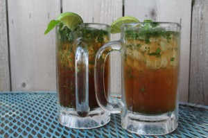 Mint Iced Tea w/ Deep Eddy Sweet Tea Vodka